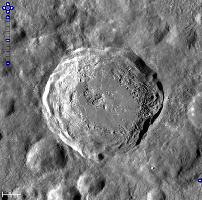 Impact Melt Craters - The Moon